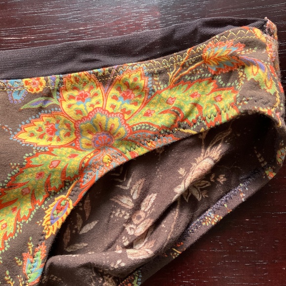 NEW SHAN BROWN FLORAL BIKINI - Picture 13 of 16